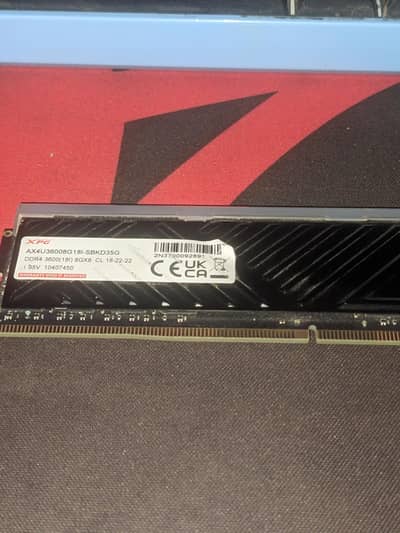 xpg 8gb ddr 3600mhz ram