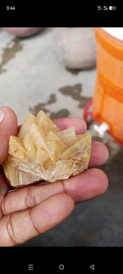 Calcite crystal cluster