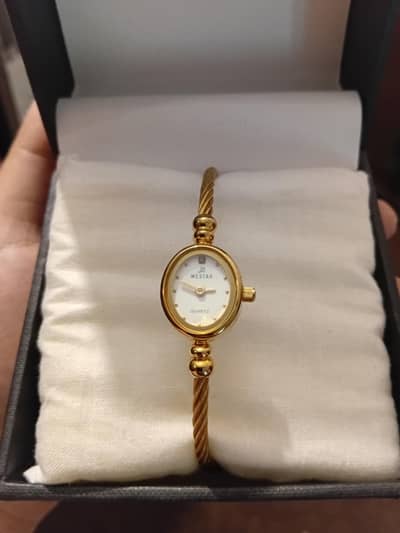 Gold plated watch