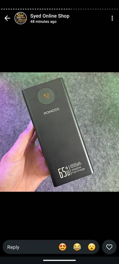 Romozz 40000mah 65watt