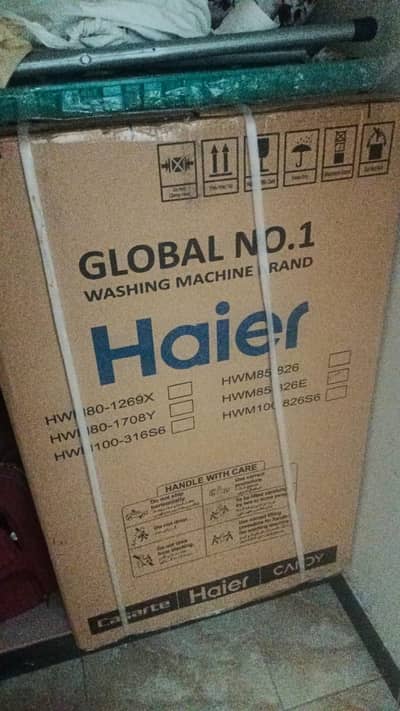 Haier Automatic washing machine pack new in werrenty 5years