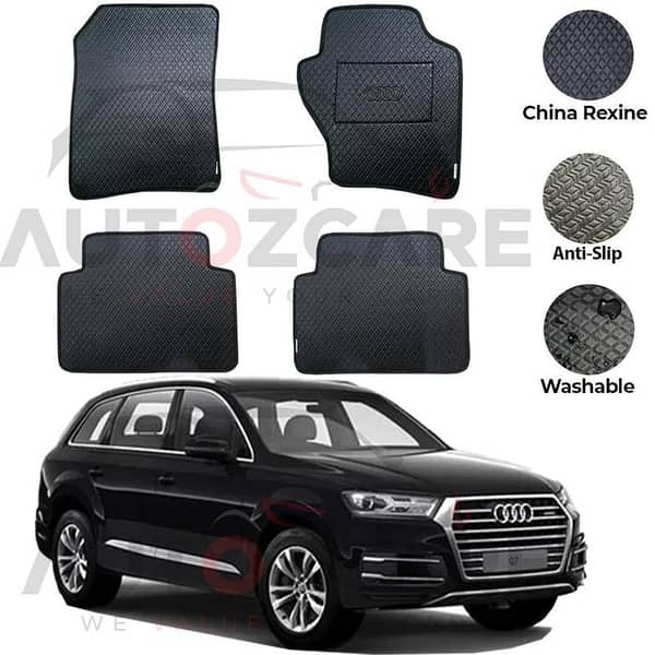 Audi Q7 China Rexine Floor Mat 4PCS - Model 2016-2018