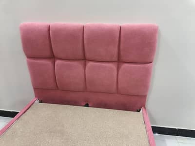 tea pink single bed  new