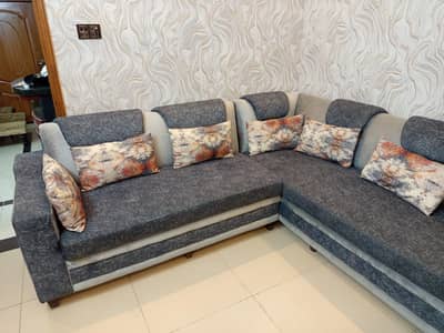 L shaped sofa set