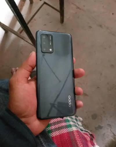 OPPO F19 6+4/128 storage with box and charge Whatsapp 0308 4895676
