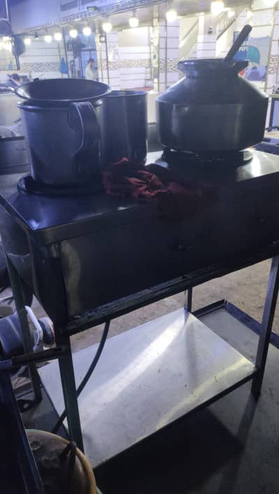Commercial grade Stand Choolah and Pots for sale