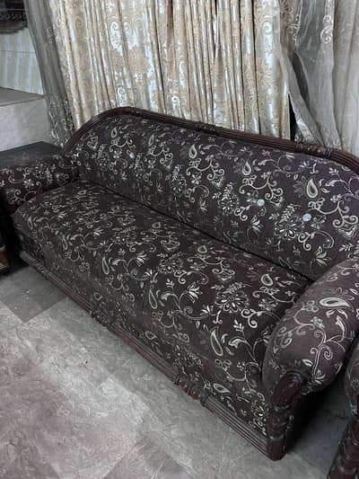 6 Seater Sofa Set / Wooden Sofa Set