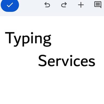 PDF to words typing service