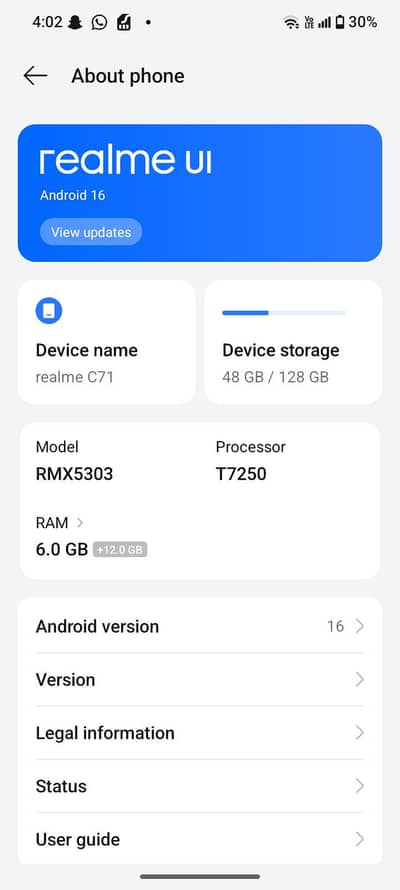 Realme C71