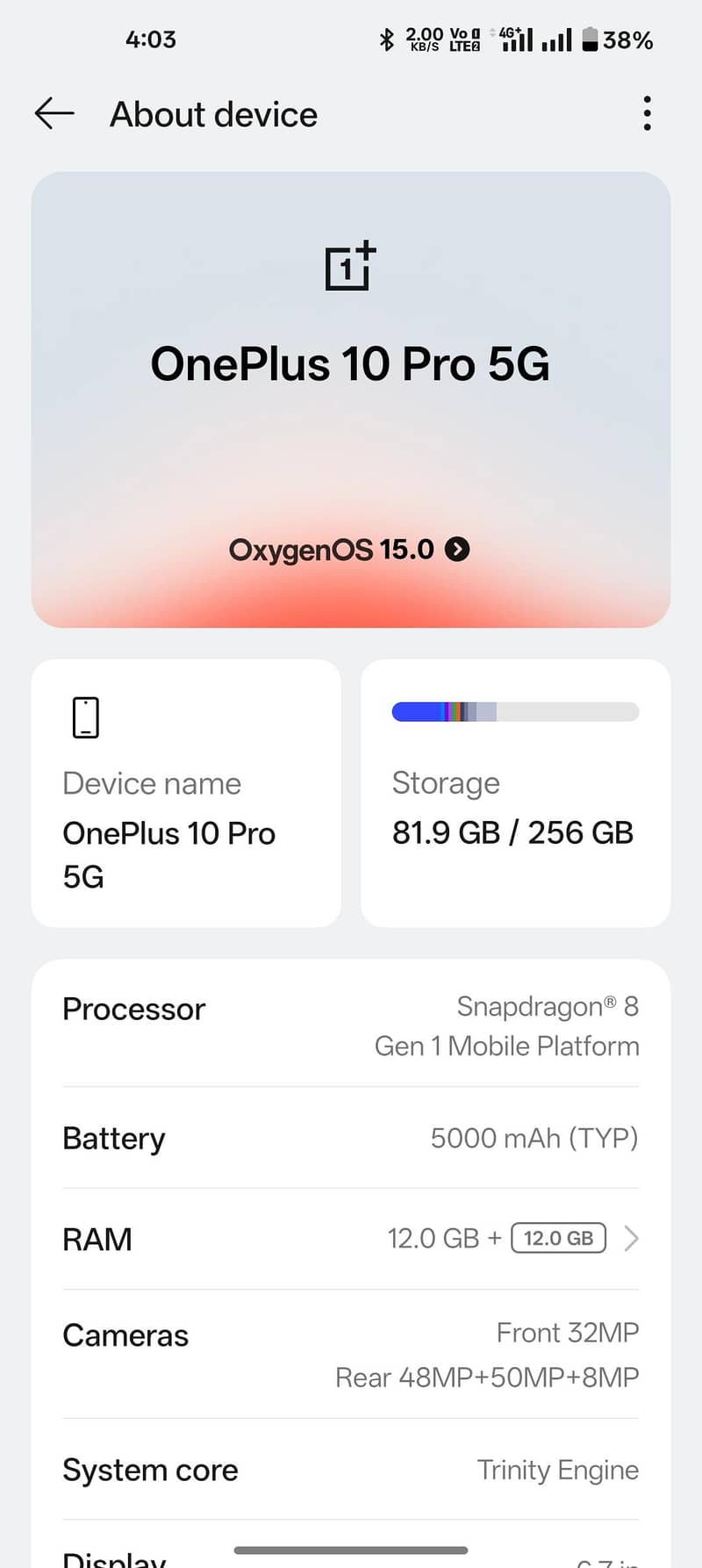 One Plus 10 Pro 8