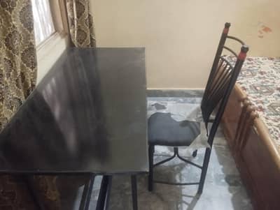 table and chair