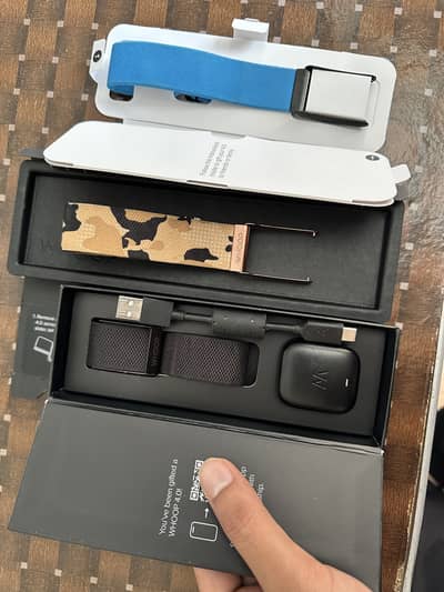 Whoop 4.0 fitness band with extra bands