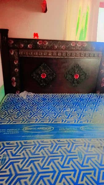 furniture double bed side table shokase sngar maze