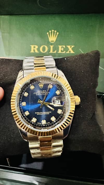 Rolex DateJust Watch 10/10 Condition Beautiful Colour