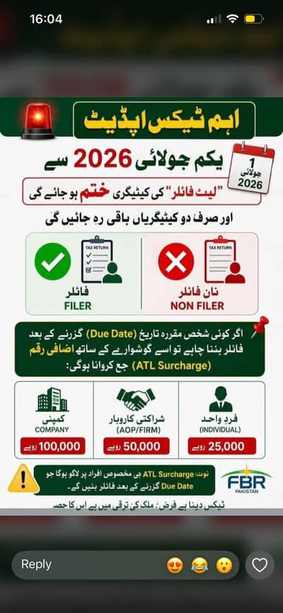 Become a filer Active Tax Payer FBR