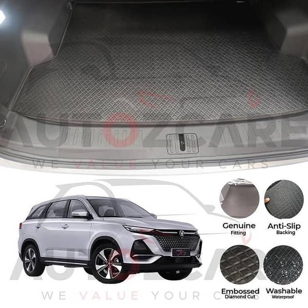 Changan Oshan X7 (5 Seater) China Rexine Custom-Size Trunk Mat - Model 2022-2025