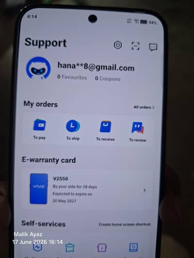 Vivo v 70 fe 5G 12/256 offeil pta oprved