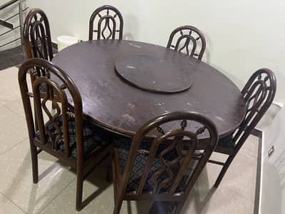 6 seater dining table