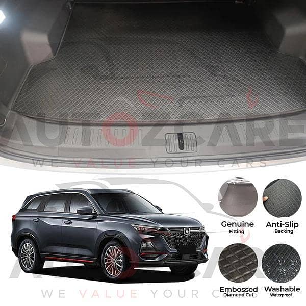 Changan Oshan X7 (7 Seater) China Rexine Custom-Size Trunk Mat - Model 2022-2025
