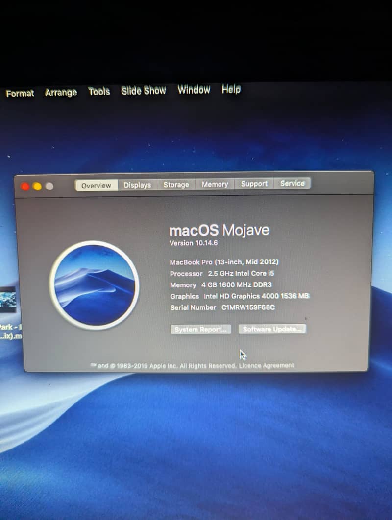 macbook pro 2012 1
