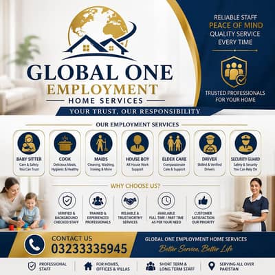 Gloobal one employment home  service