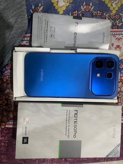 Infinix Note 60 pro with Box, Airpods and PowerBank