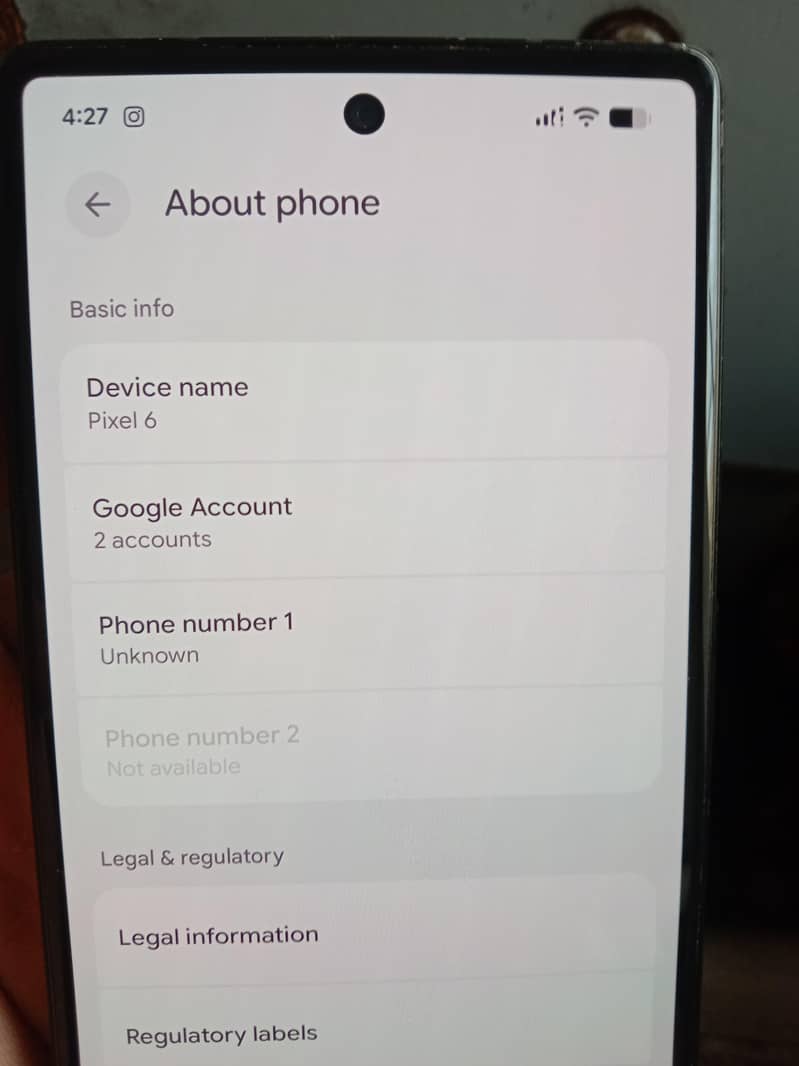Google Pixel 6 7