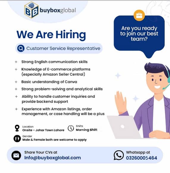 Customer Support Representative (Amazon Operations & Creative Support) 0