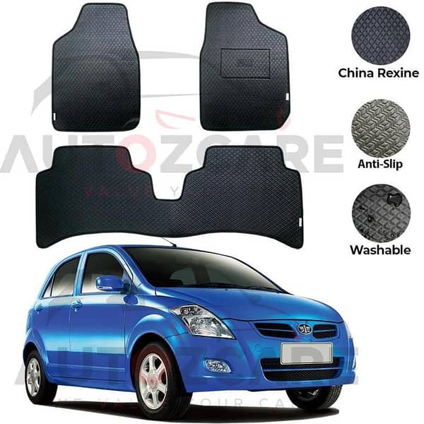 Faw V2 China Rexine Floor Mat 3PCS - Model 2013-2022