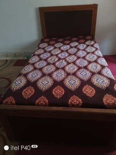 wood bed