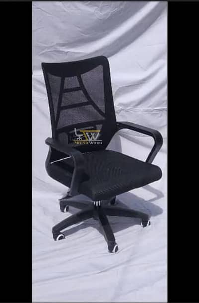 office chairs Mesh Office Chair – Stylish Geometric Back