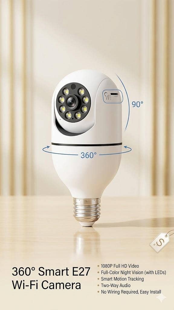 360° bulb camera 0