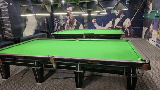 snooker club with all accessories