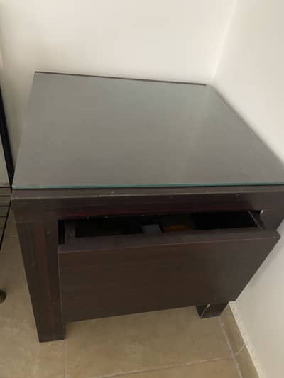Dressing table with mirror fully wooden (Drawer 22” by 22” by 22”)