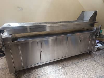 BarB Que Counter with Stand (Pure Stainless Steel)