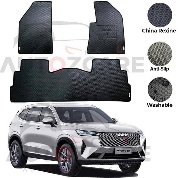 Haval H6 China Rexine Floor Mat 3PCS - Model 2021-2025