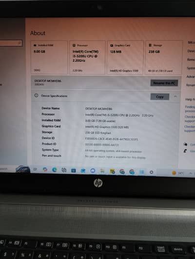 HP ProBook 450 G2 15.6-inch screen