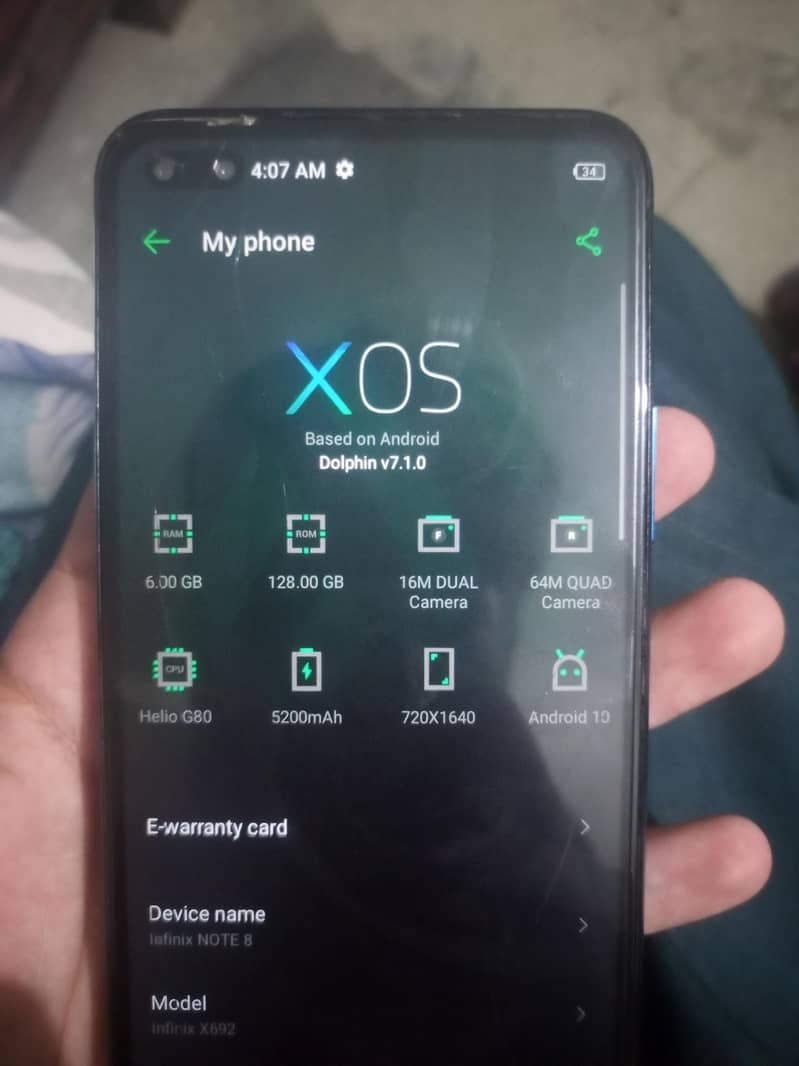 Infinix Note 8 0