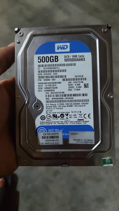 500 GB HARD ALL OK