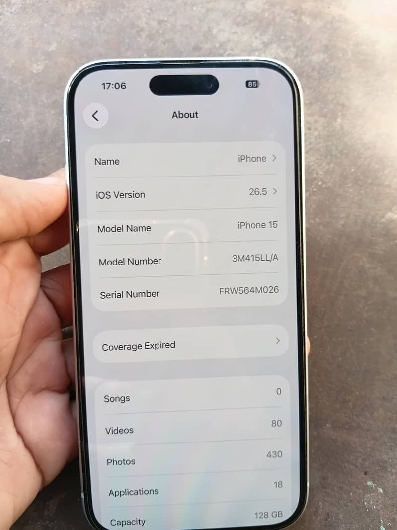 Iphone 15 0