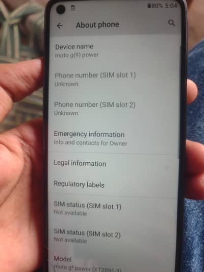 Motorola Moto G9 Power