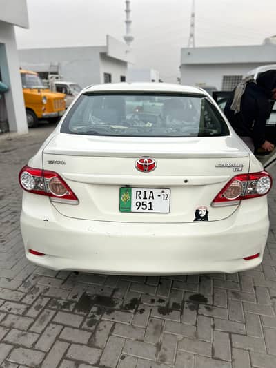 Toyota Corolla XLI 2012