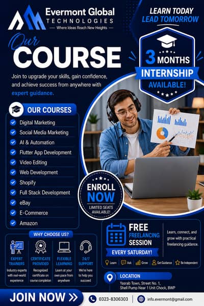 Professional Website & Flutter App | Digital Markiting|Bahawalpur