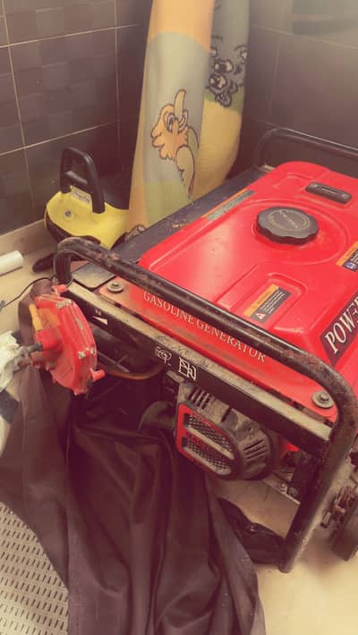POWERMAC 2.3 kVA Generator with Wheels & Keys – Perfect for Home Load