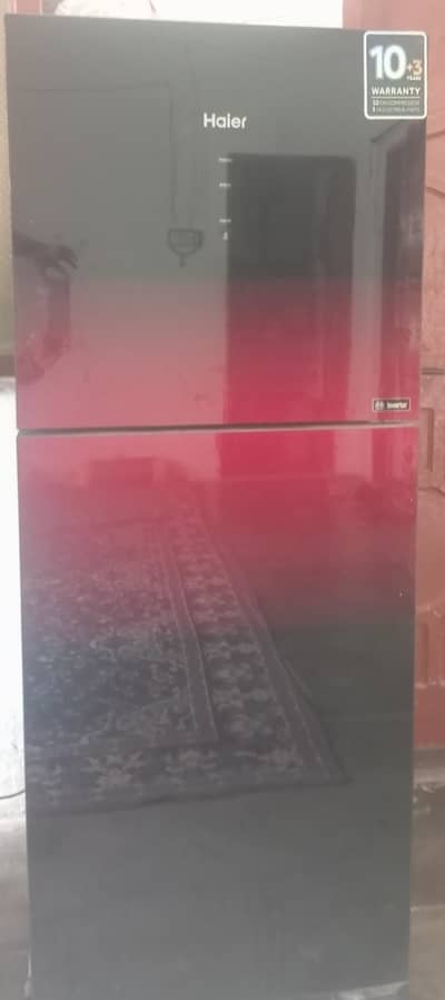 haier medium size fridge for sell . 1 year used . good condition.