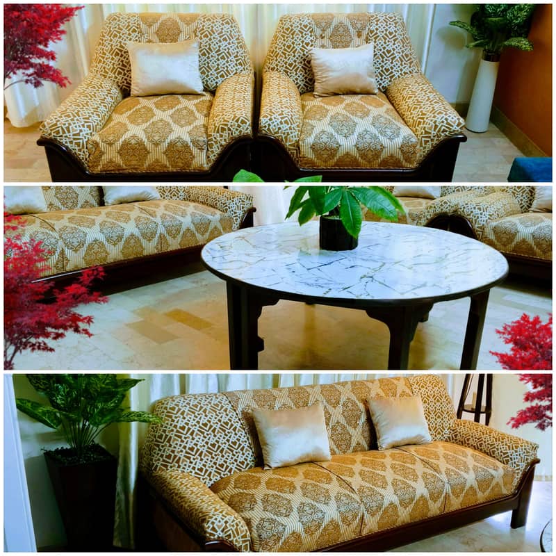 5 Solid seater sofa 1