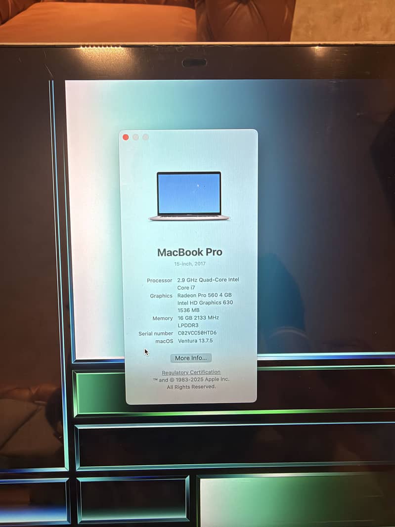 Macbook Pro 2017 6