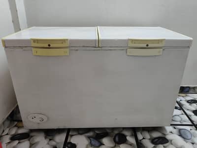 waves deep freezer steel body no fault good condition all ok