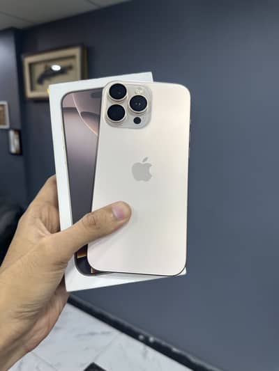 Apple iPhone 16 Pro Max non pta 256gb complete box exchange possible