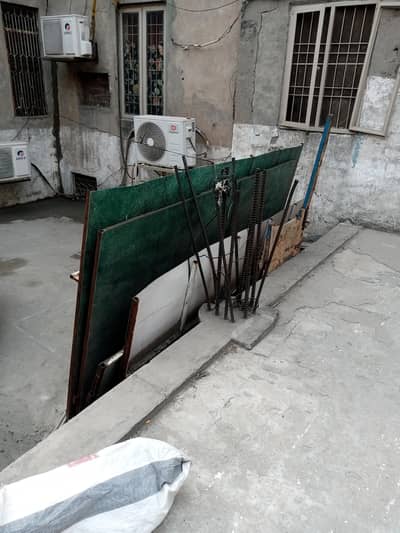 Fiber Roof with Iron stand